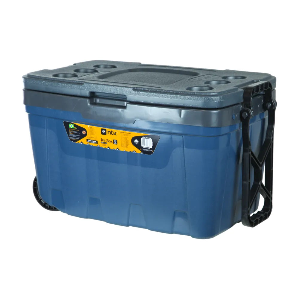Caixa Ice Box Cooler 54Lt NTK c/rodas cinza