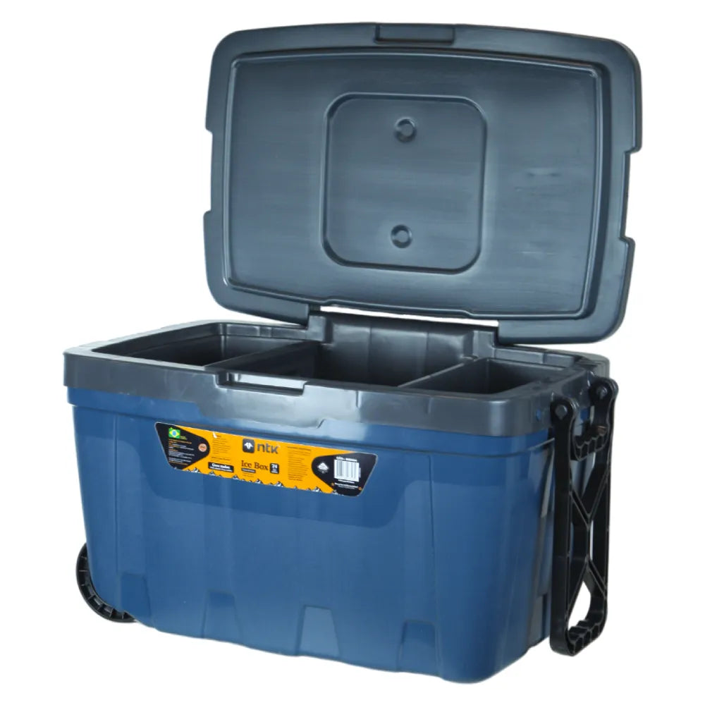 Caixa Ice Box Cooler 54Lt NTK c/rodas cinza