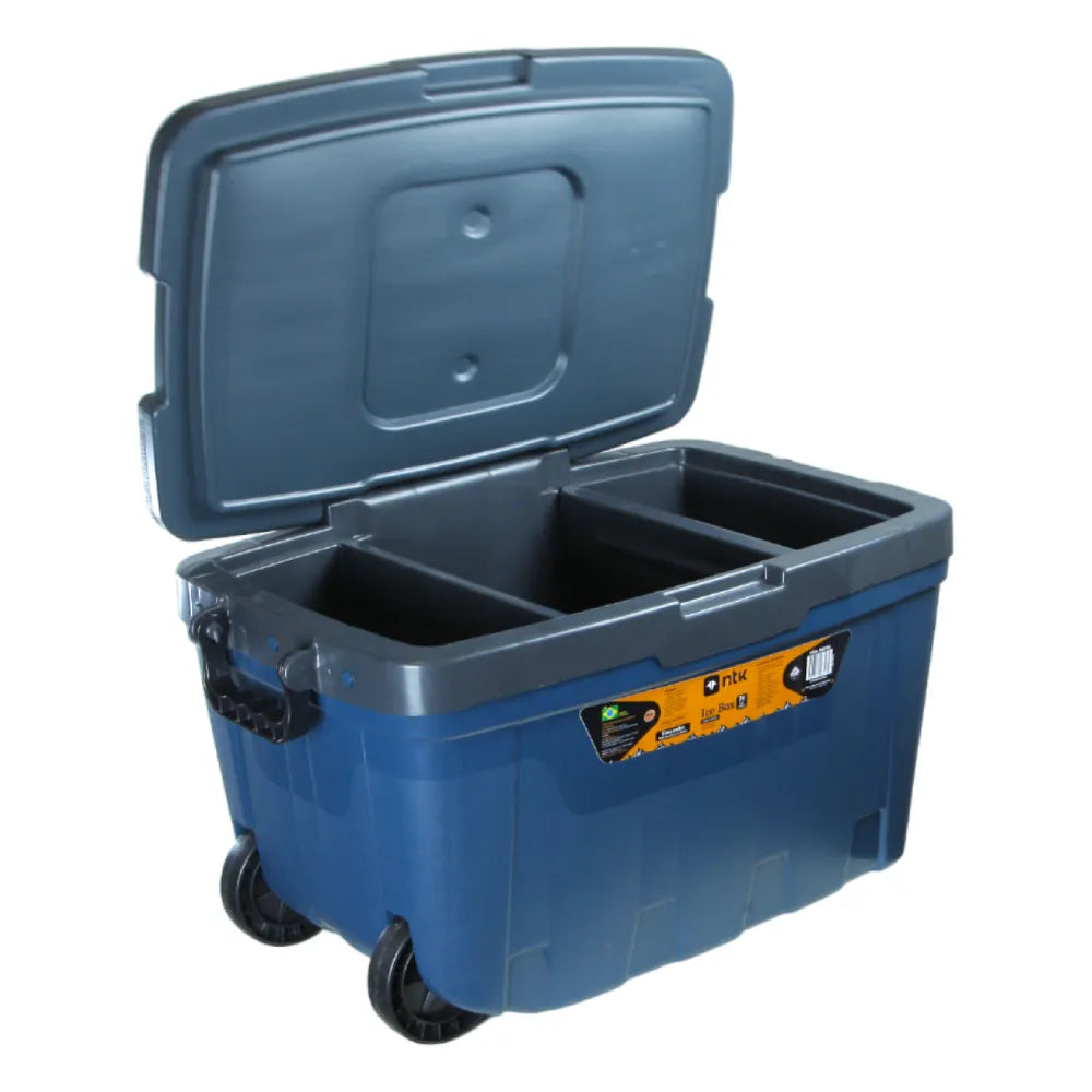 Caixa Ice Box Cooler 54Lt NTK c/rodas cinza