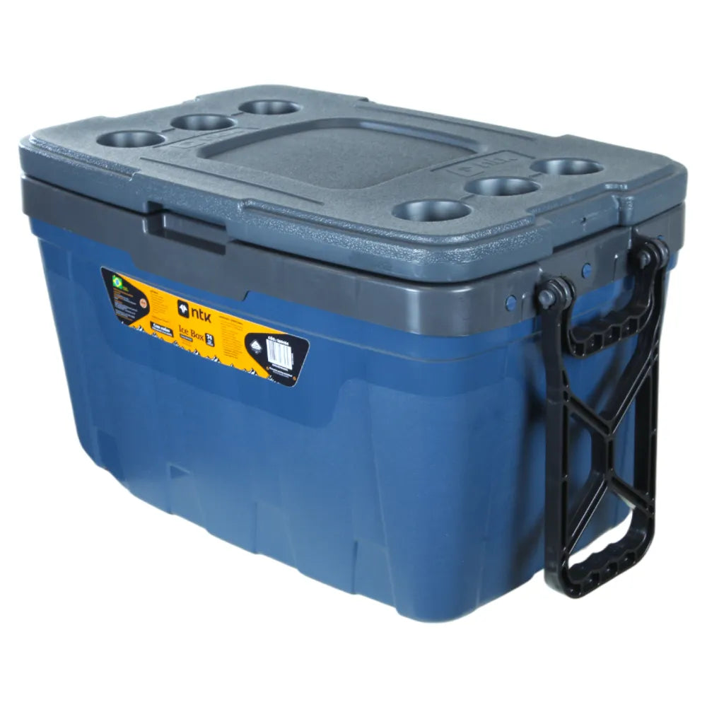 Caixa Ice Box Cooler 54Lt NTK c/rodas cinza