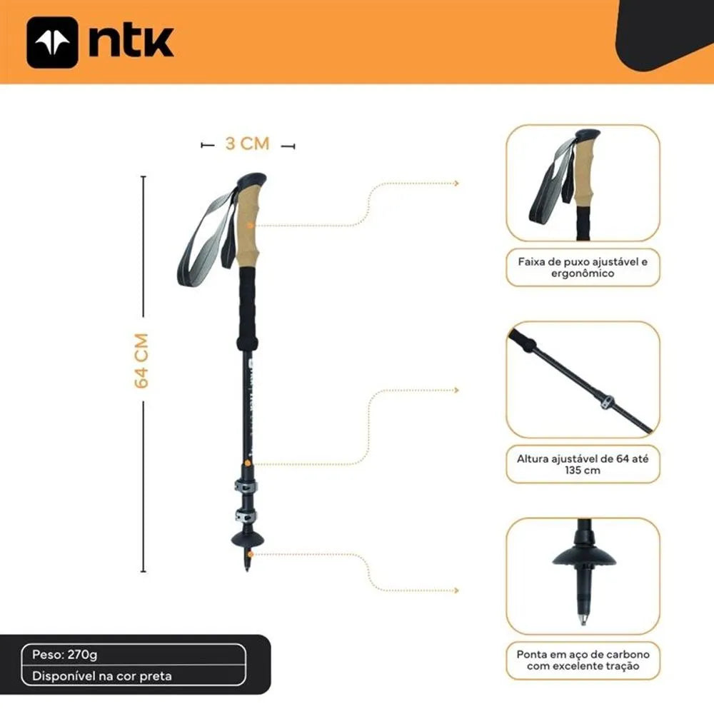 Bastão de caminhada Trek Lite NTK