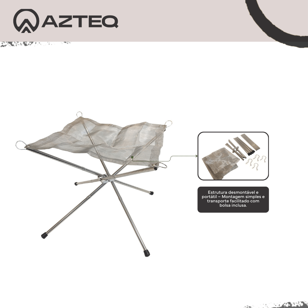 Tacho de aço Keep Azteq