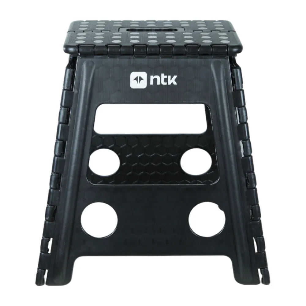 Banqueta dobrável para Camping Step 2 preto