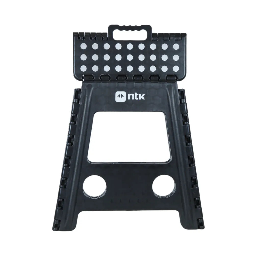 Banqueta dobrável para Camping Step 2 preto