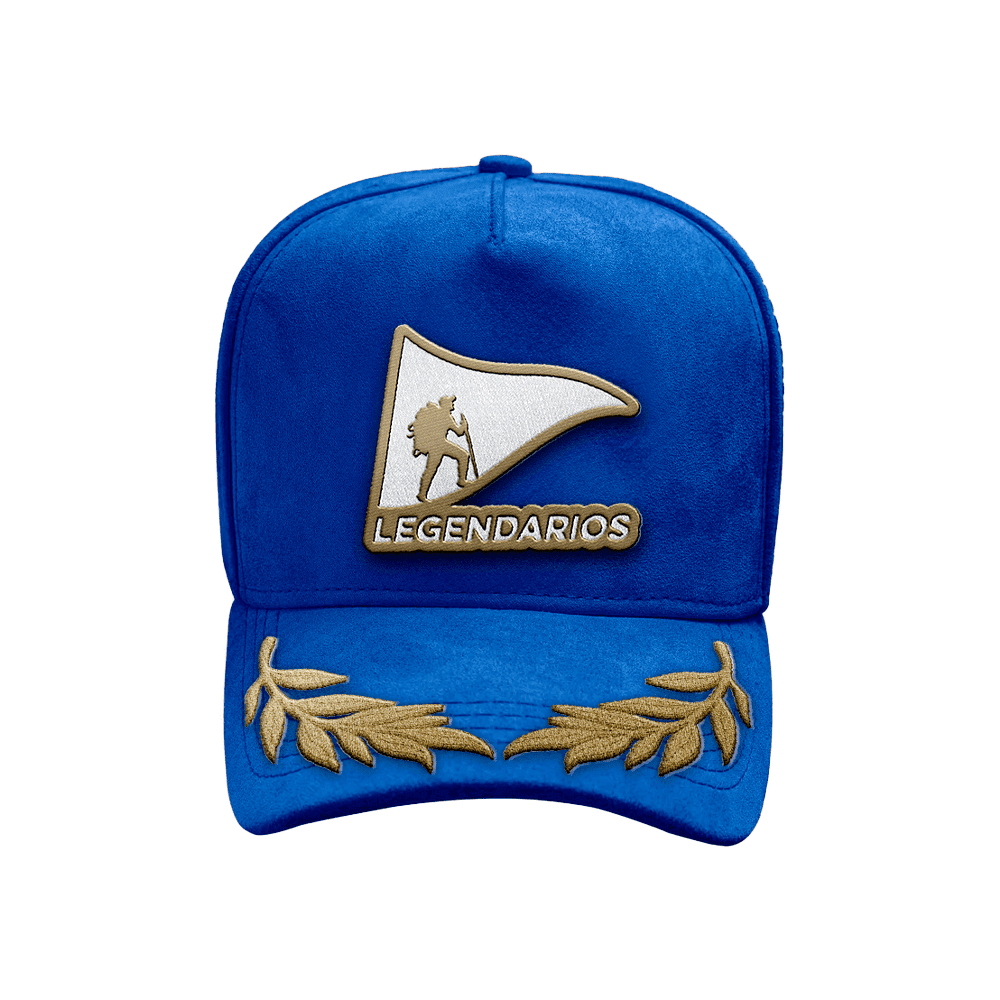 Boné LGND Itália (Azul c/ Ramos Dourados)