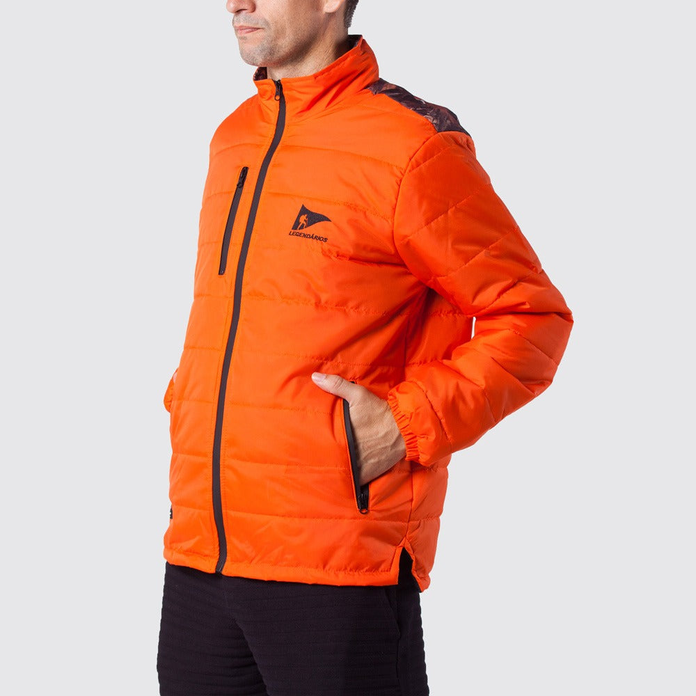 Jaqueta Puffer Lgnd laranja M