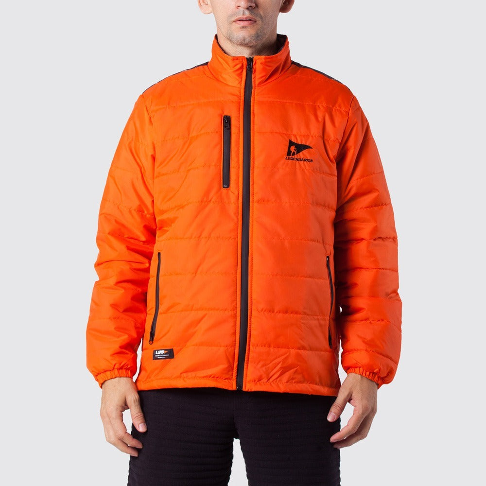 Jaqueta Puffer Lgnd laranja M
